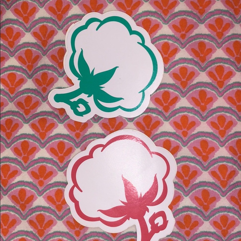 2 The Southern Shirt Co. cotton stickers